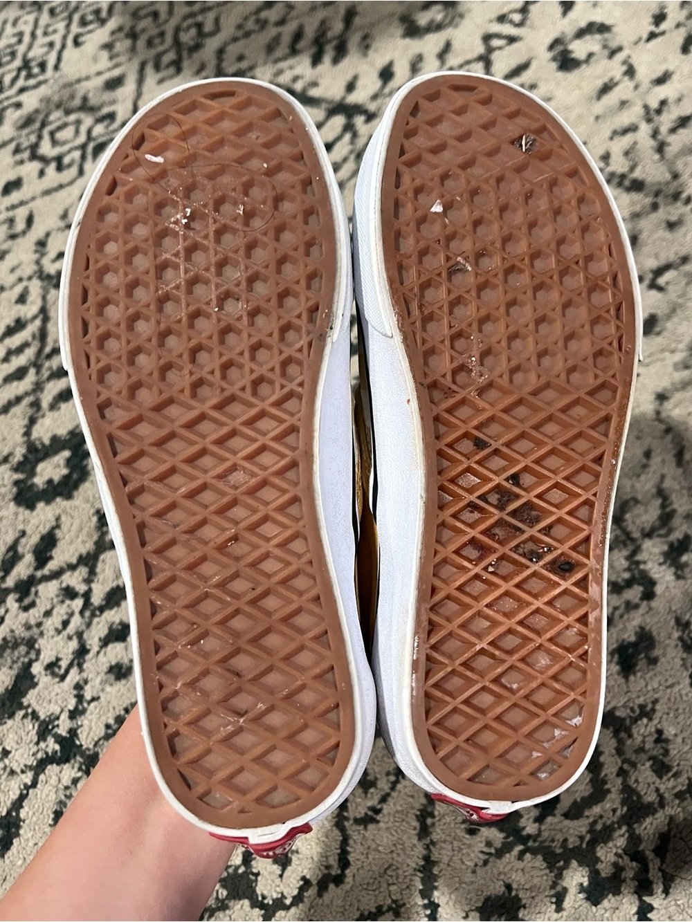 Vans Yellow Checkerboard Sneakers Size 5.5 Women’s or Size 4 Men - Picture 5 of 8